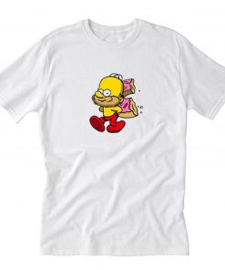 Simpsons And Donut T-Shirt PU27