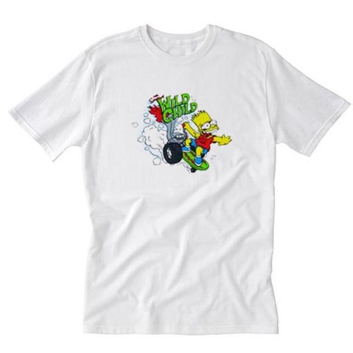 Simpsons Bart Wild Child T-Shirt PU27