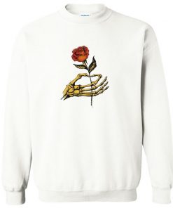 Skeleton Rose Sweatshirt PU27