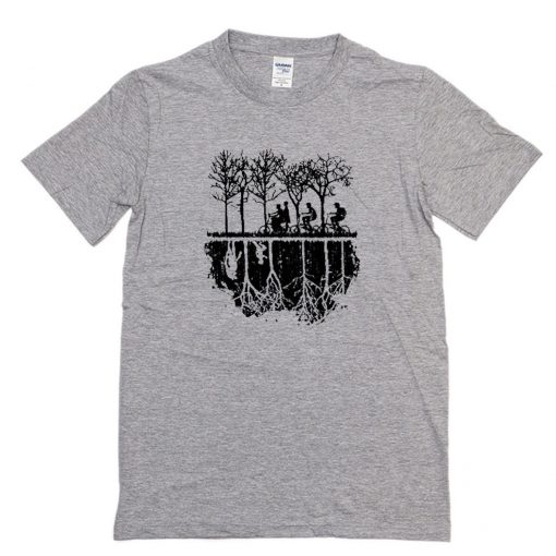 Stranger Things Silhouette Chase T-Shirt PU27