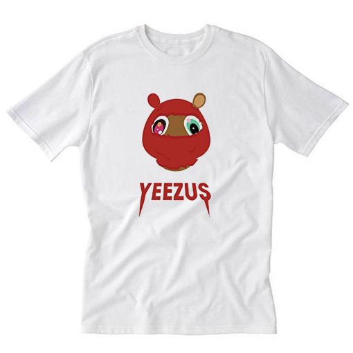 Yeezus Tour Red Ski Mask Concert Kanye West T-Shirt PU27