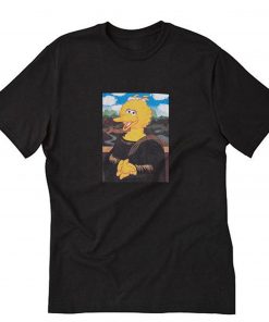 Big Bird Sesame Street Monalisa T-Shirt PU27