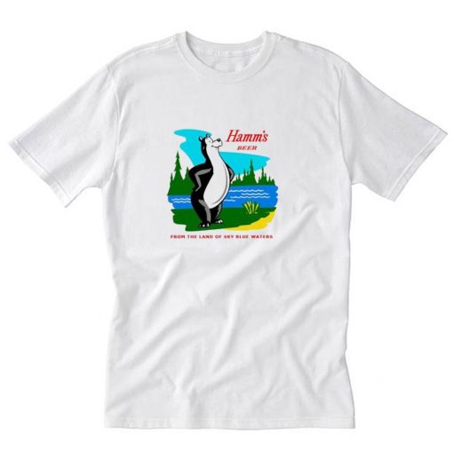 Hamm’s Beer Bear Lake T-Shirt PU27