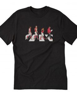 Kansas City Chiefs Mahomes Kelce Cross Abbey Road T Shirt PU27