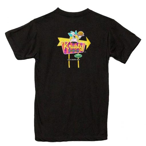 Krusty Burger Over Dozens Sold T-Shirt Back PU27