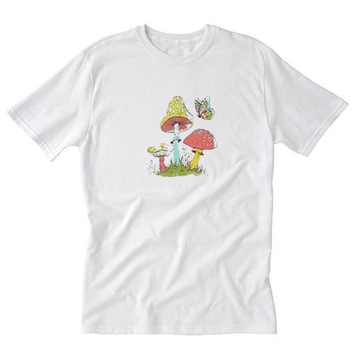 Mushroom Butterfly Baby T-Shirt PU27