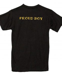 Proud Boys Black T-Shirt back PU27