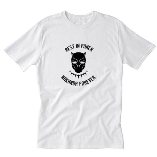 RIP Black Panther Wakanda Forever T Shirt PU27