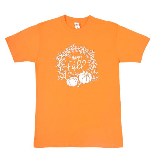 Thanksgiving Happy Fall Pumpkin T-Shirt PU27