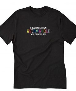 Travis Scott Astroworld Shirt Tour Greetings From Astroworld Album T Shirt PU27