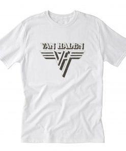 Van Halen Band Space Logo White T-Shirt PU27