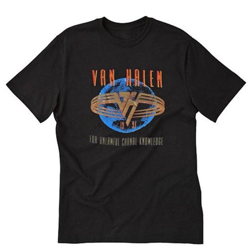 Vintage Van Halen For Unlawful Carnal Knowlege T-Shirt PU27