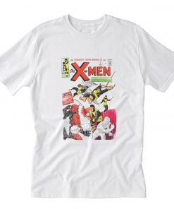X Men Superheroes Vintage Comic Cover Marvel T Shirt PU27