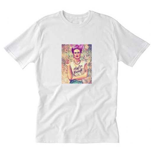 Frida kahlo daft punk T Shirt PU27