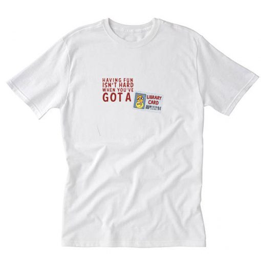 Library card T-Shirt PU27