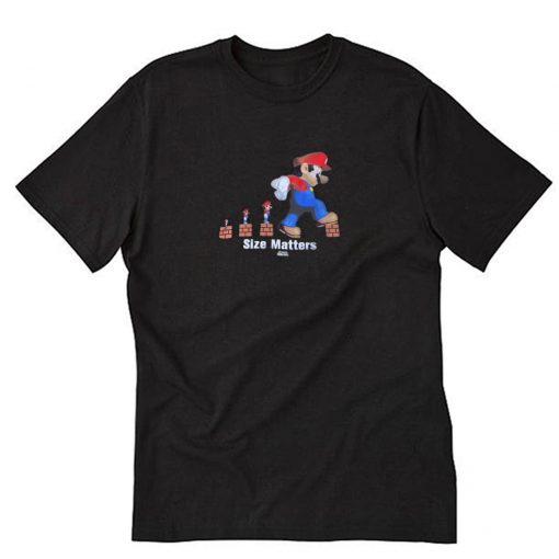 Mario Bros Size Matters T Shirt PU27