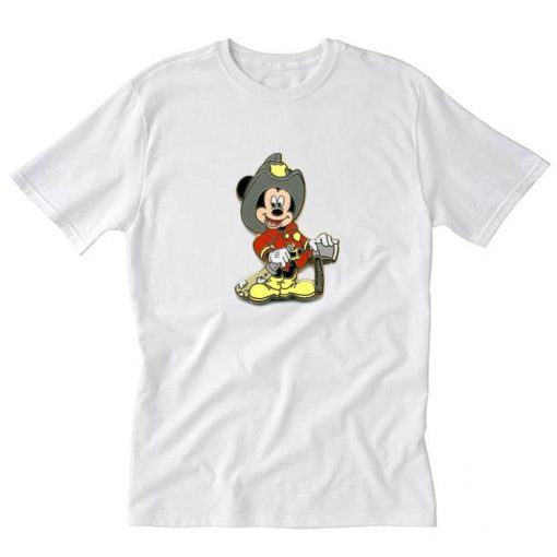 Mickey Firefighter T Shirt PU27