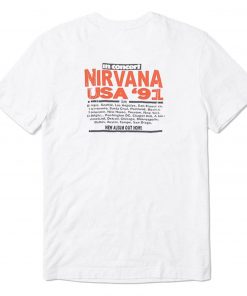 Nirvana USA 91 T-Shirt Back PU27