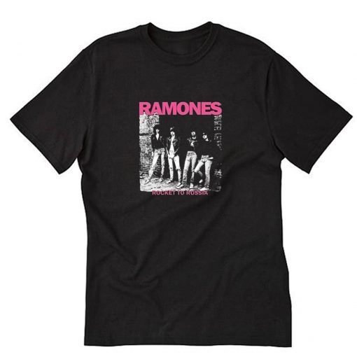 RAMONES ROCKET TO RUSSIA NEW BLACK T Shirt PU27