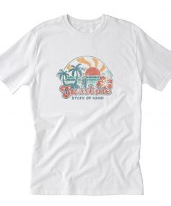 Sunshine State Of Mind Retro 60s Faded Summer T-Shirt PU27