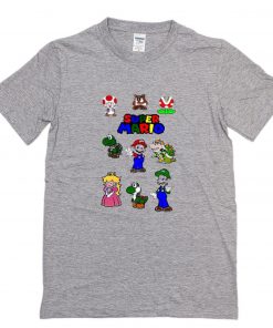 Super Mario Bros Gaming Characters Nintendo T Shirt PU27