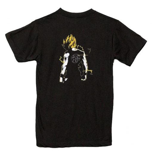 Train super saiyan goku T-Shirt Back PU27