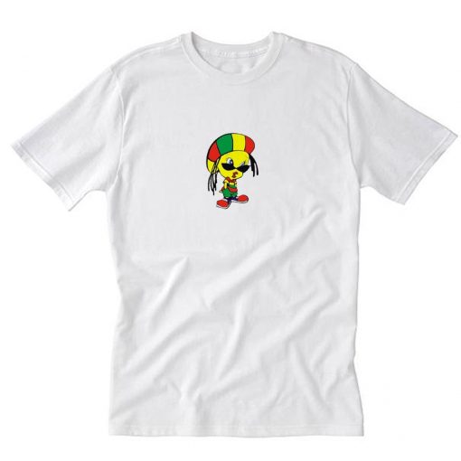 Tweety Rastafari Reggae Looney Tunes T-Shirt PU27