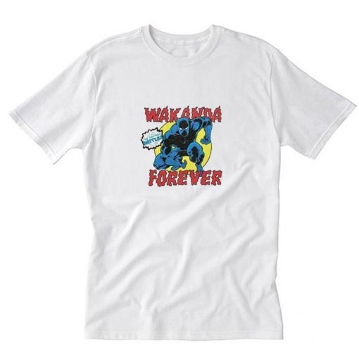 Wakanda Forever T Shirt White PU27