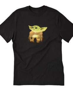 Baby Yoda Sunset T-Shirt PU27