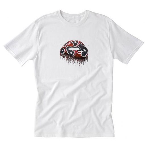 Houston Texans lips T-Shirt PU27