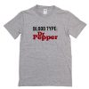 Blood Type Dr Pepper T-Shirt PU27