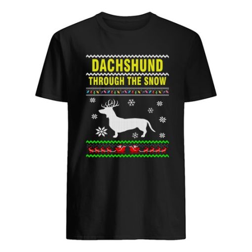 Dachshund Through The Snow Shirt ZA