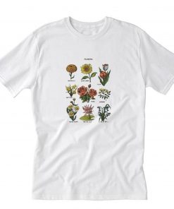 Marigold Sunflower Tulip Flowers T-Shirt PU27