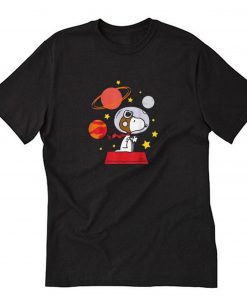 Nice Peanuts Snoopy Space Pilot Mars T Shirt PU27