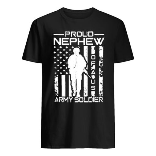 Proud Nephew Of A US Army Soldier Shirt ZA