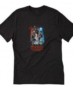 Stranger Things Autographed Group Shot Graphic T-Shirt PU27