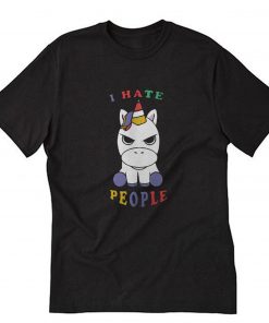 Baby Unicorn I Hate People T-Shirt PU27