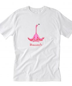Bermeditasi Flamingo Yog A dan Namaste T-Shirt PU27