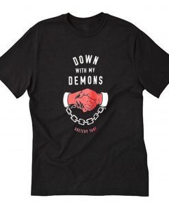 Lurking Class By Sketchy Tank Redrum Down With My Demons Black T-Shirt PU27