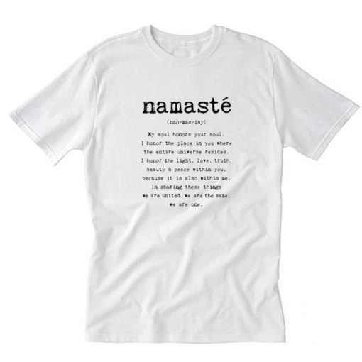 Namaste T-Shirt PU27
