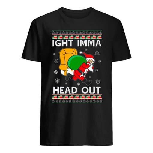 OnCoast Meme Ight Imma Head Out Ugly Christmas shirt ZA