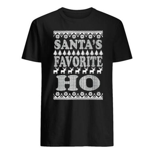 OnCoast Santa's Favorite Ho Ugly Christmas shirt ZA