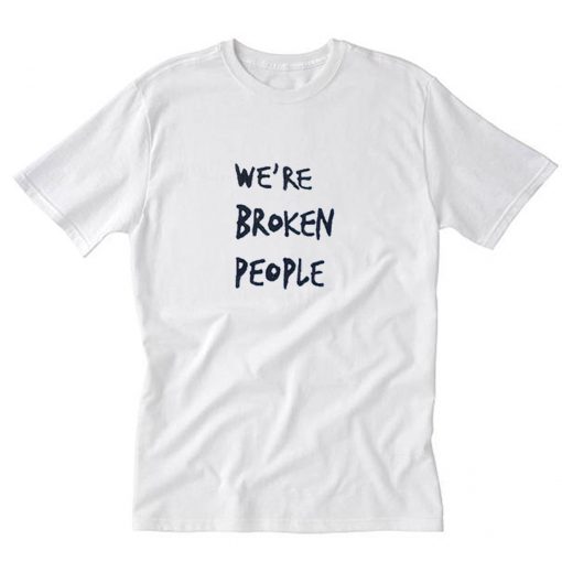 Twenty one pilots we're broken people T-Shirt PU27