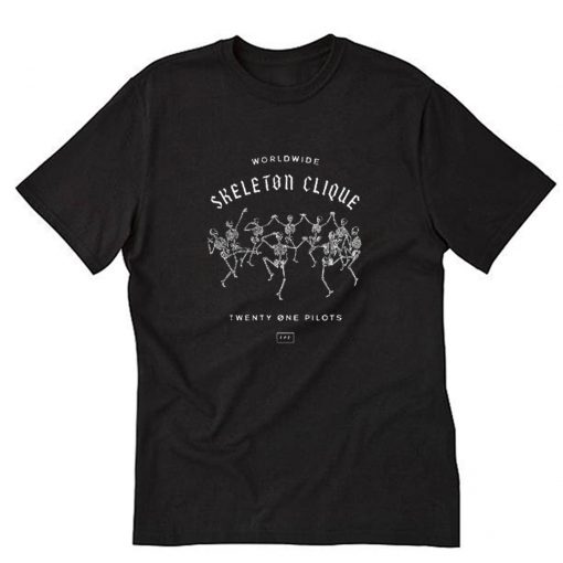 Worldwide Skeleton Clique Twenty One Pilots T-Shirt PU27