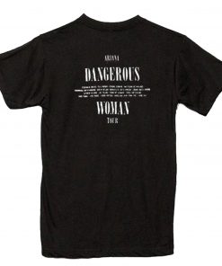 Ariana Dangerous Woman Tour T-Shirt Back PU27