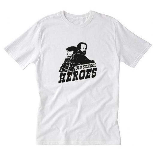 Bud Spencer E Terence Hill Old School Heroes T Shirt PU27