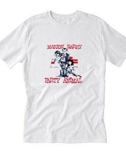 Classic Unworn Retro ’90s Marion Barry PARTY ANIMAL T-Shirt PU27