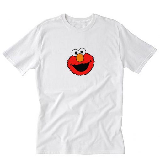 Sesame Street Elmo Cookie Monster T Shirt White PU27