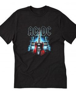 Acdc – Red Thunder Guitar T Shirt PU27