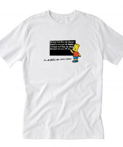 Bart Simpson Racists Can Eat My Shorts T Shirt PU27